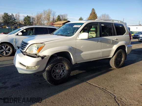 2006 Lexus GX with VIN JTJBT20X260122373, listed as a Copart auction lot 53136495 with 185,332 mi miles and Salvage Title. Bid and sale history available at carsss.com. Image 1.