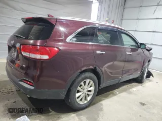 2017 Kia Sorento LX with VIN 5XYPGDA39HG328484, listed as a Copart auction lot 52297085 with Not provided miles and Salvage title. Bid and sale history available at DreamBid. Image 3.