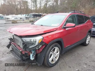 2018 GMC Terrain SLE with VIN 3GKALTEX8JL391880, listed as a IAAI auction lot 41974373 with 202,748 mi miles. Bid and sale history available at carsss.com. Image 2.