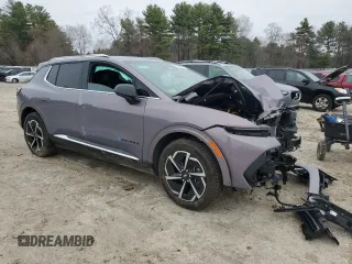 2024 Chevrolet Equinox EV LT with VIN 3GN7DLRR8RS295321, listed as a Copart auction lot 52962445 with Not Provided miles and Salvage Title. Bid and sale history available at DreamBid. Image 4.