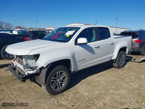2022 Chevrolet Colorado 2WD Work Truck with VIN 1GCGSBEN5N1181946, listed as a IAAI auction lot 41336701 with 32,406 mi miles. Bid and sale history available at carsss.com. Image 2.