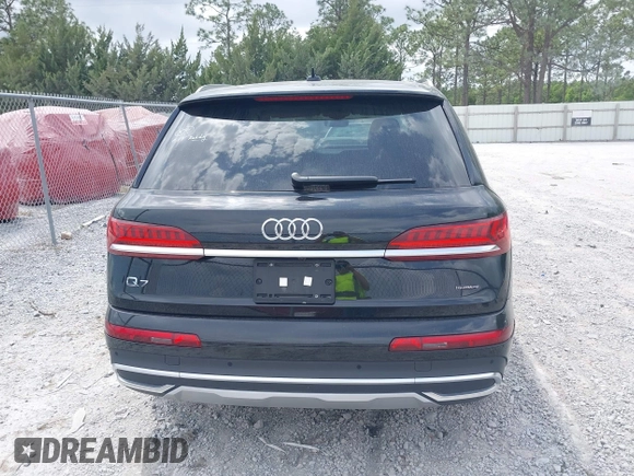2023 Audi Q7 Premium Plus with VIN WA1LXBF70PD010789, listed as a IAAI auction lot 42087832 with 55,010 mi miles and . Bid and sale history available at DreamBid. Image 16.