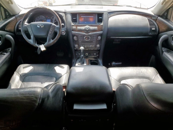2014 Infiniti QX80 z VIN JN8AZ2NF6E9555206, wystawiony jako Copart lot #58139605 z przebiegiem 171 588 mil mil oraz Czysty tytuł • Clean title. Historia ofert i sprzedaży dostępna na DreamBid. Obrazek 8.
