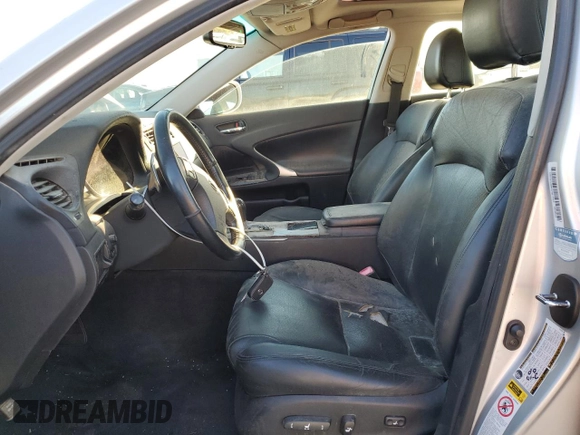 2008 Lexus IS with VIN JTHBK262X82079988, listed as a Copart auction lot 73482344 with 316,599 mi miles and Salvage Title. Bid and sale history available at carsss.com. Image 7.