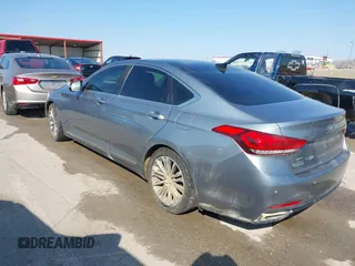 2016 Hyundai Genesis 3.8L with VIN KMHGN4JE9GU126258, listed as a IAAI auction lot 41656907 with 123,337 mi miles and . Bid and sale history available at DreamBid. Image 3.