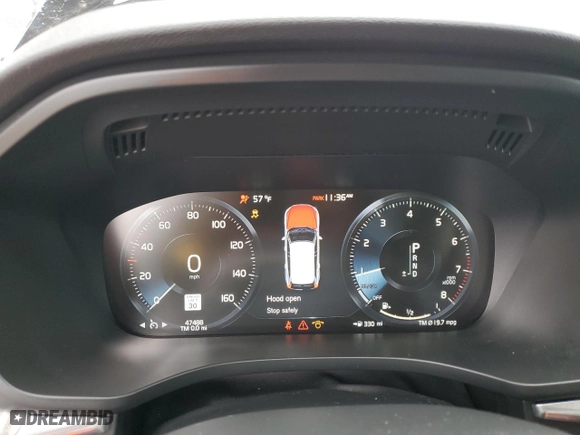 2018 Volvo XC60 Momentum with VIN YV4A22RK8J1091834, listed as a Copart auction lot 42685045 with 47,488 mi miles and Salvage Title. Bid and sale history available at carsss.com. Image 9.