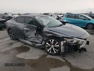 2018 Nissan Maxima S with VIN 1N4AA6AP3JC388914, listed as a Copart auction lot 55116435 with Not provided miles and Salvage title. Bid and sale history available at DreamBid. Image 4.