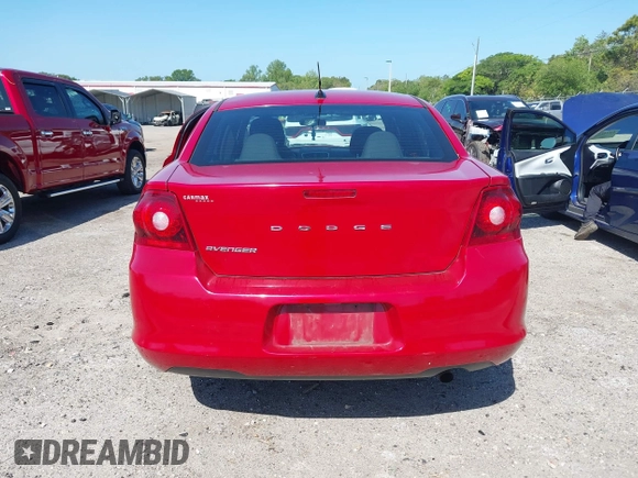 2013 Dodge Avenger SE with VIN 1C3CDZAB6DN626235, listed as a IAAI auction lot 42009562 with 160,910 mi miles and . Bid and sale history available at DreamBid. Image 16.