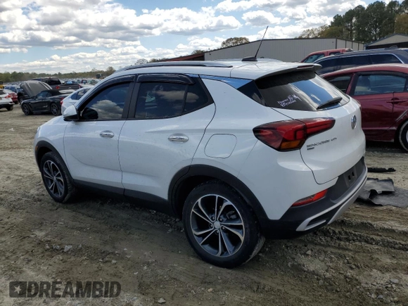 2022 Buick Encore GX Select with VIN KL4MMESL1NB012058, listed as a Copart auction lot 53229785 with 33,928 mi miles and Salvage title. Bid and sale history available at DreamBid. Image 2.