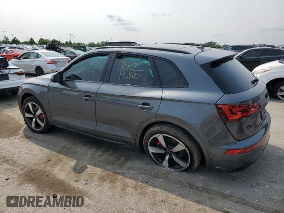 2024 Audi Q5 S line Premium Plus with VIN WA1EAAFY8R2109310, listed as a Copart auction lot 58716035 with Not provided miles and Salvage title. Bid and sale history available at DreamBid. Image 2.