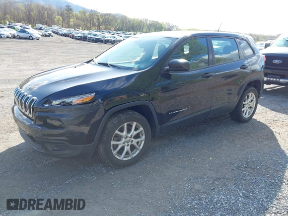2014 Jeep Cherokee Sport with VIN 1C4PJLAB4EW110051, listed as a IAAI auction lot 41961698 with 153,570 mi miles and . Bid and sale history available at DreamBid. Image 21.