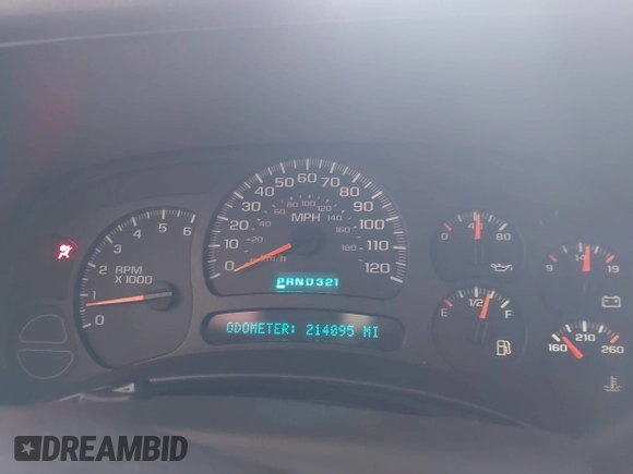 2005 Chevrolet Suburban Z71 z VIN 3GNFK16Z25G201120, wystawiony jako IAAI lot #42402550 z przebiegiem 214 095 mil mil oraz . Historia ofert i sprzedaży dostępna na DreamBid. Obrazek 7.