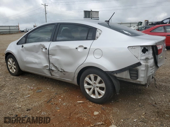2013 Kia Rio EX with VIN KNADN4A34D6104154, listed as a Copart auction lot 60482575 with 125,976 mi miles and Salvage title. Bid and sale history available at DreamBid. Image 2.