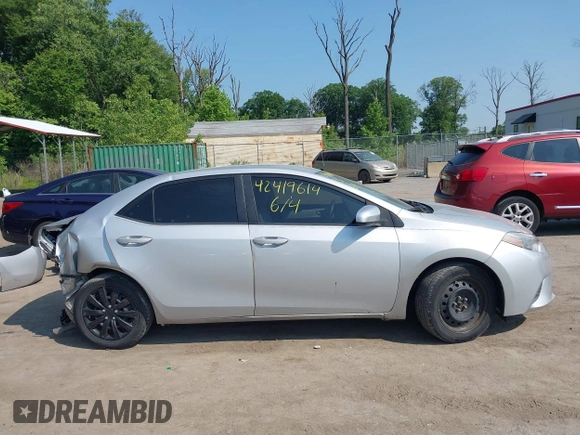 2016 Toyota Corolla L with VIN 2T1BURHE5GC718547, listed as a IAAI auction lot 42419614 with 141,997 mi miles and . Bid and sale history available at DreamBid. Image 13.