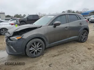 2018 Mazda CX-3 Touring with VIN JM1DKDC75J0303532, listed as a Copart auction lot 44139415 with 156,526 mi miles and Salvage Title. Bid and sale history available at carsss.com. Image 1.