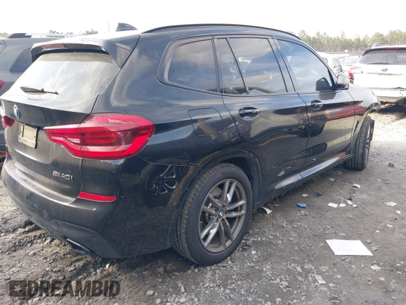 2019 BMW X3 M40i with VIN 5UXTS3C56KLR71987, listed as a IAAI auction lot 41509005 with 59,893 mi miles and . Bid and sale history available at DreamBid. Image 4.