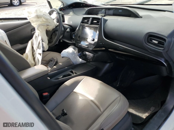 2019 Toyota Prius L Eco with VIN JTDKARFU8K3101261, listed as a Copart auction lot 50592765 with 24,917 mi miles and Salvage Title. Bid and sale history available at carsss.com. Image 8.