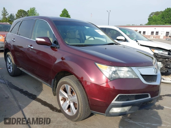 2013 Acura MDX Tech Pkg with VIN 2HNYD2H39DH513891, listed as a IAAI auction lot 42096768 with 272,671 mi miles. Bid and sale history available at carsss.com. Image 1.