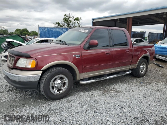 2003 Ford F-150 XLT with VIN 1FTRW07673KA75061, listed as a Copart auction lot 52034595 with Not Provided miles and Salvage Title. Bid and sale history available at carsss.com. Image 1.