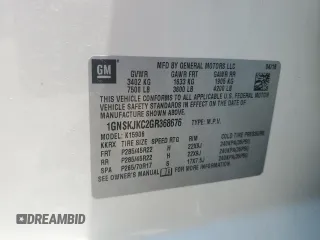 2016 Chevrolet Suburban LTZ with VIN 1GNSKJKC2GR368676, listed as a Copart auction lot 60224225 with 131,362 mi miles and Salvage title. Bid and sale history available at DreamBid. Image 13.