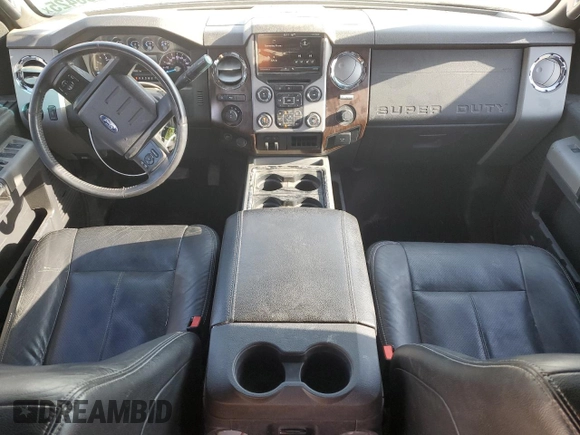2015 Ford F-350 Platinum with VIN 1FT8W3BT6FEB30967, listed as a Copart auction lot 52880425 with 137,026 mi miles and Salvage Title. Bid and sale history available at DreamBid. Image 8.