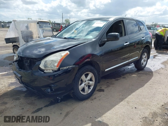 2013 Nissan Rogue S with VIN JN8AS5MT2DW552509, listed as a IAAI auction lot 41935057 with 151,097 mi miles. Bid and sale history available at carsss.com. Image 17.