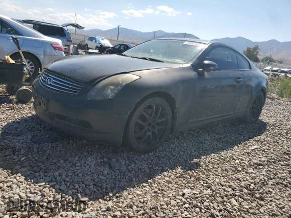 2006 Infiniti G35 Coupe with VIN JNKCV54EX6M700920, listed as a Copart auction lot 81636804 with 120,109 mi miles and Salvage Title. Bid and sale history available at carsss.com. Image 1.