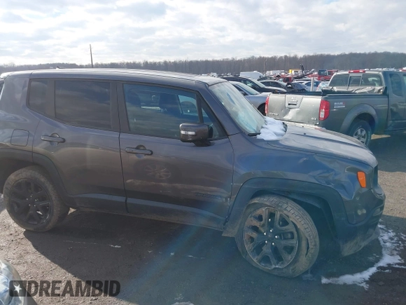 2017 Jeep Renegade Latitude with VIN ZACCJBBB9HPE84485, listed as a IAAI auction lot 41274233 with 85,176 mi miles. Bid and sale history available at carsss.com. Image 12.