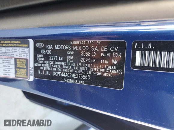 2021 Kia Forte GT with VIN 3KPF44AC2ME276868, listed as a Copart auction lot 48472135 with 73,697 mi miles and Salvage Title. Bid and sale history available at carsss.com. Image 13.