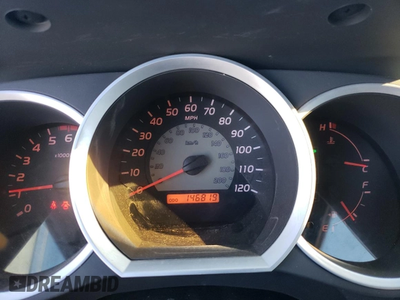 2008 Toyota Tacoma PreRunner with VIN 5TETU62N78Z538865, listed as a Copart auction lot 46620035 with 146,819 mi miles and Salvage Title. Bid and sale history available at DreamBid. Image 9.