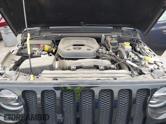 2022 Jeep Wrangler Willys Sport with VIN 1C4GJXAN7NW252931, listed as a IAAI auction lot 40972143 with 12,823 mi miles and . Bid and sale history available at DreamBid. Image 10.