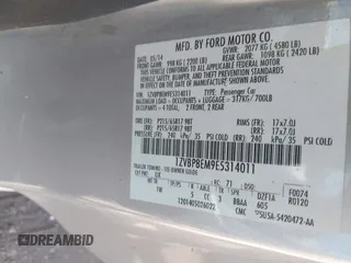 2014 Ford Mustang V6 с VIN 1ZVBP8EM9E5314011, выставлен на аукционе IAAI как лот 42332004 с пробегом 133 361 миль миль и . История ставок и продаж доступна на DreamBid. Изображение 9.
