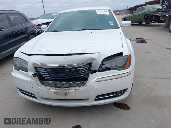 2013 Chrysler 300 with VIN 2C3CCABG5DH711719, listed as a IAAI auction lot 41383018 with 191,863 mi miles. Bid and sale history available at carsss.com. Image 6.
