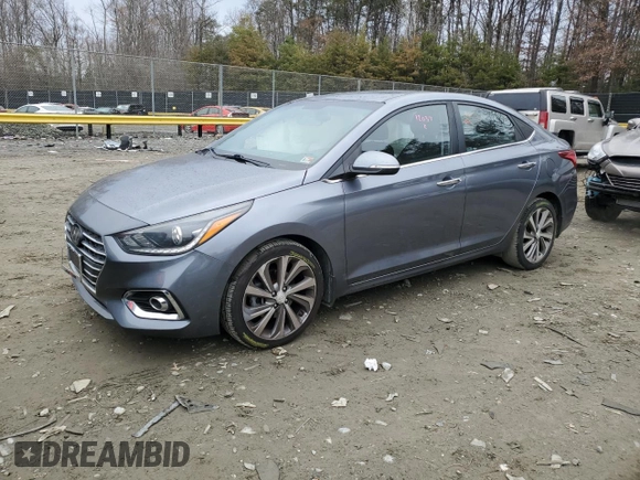 2018 Hyundai Accent Limited with VIN 3KPC34A36JE034117, listed as a Copart auction lot 79517803 with 118,075 mi miles and Salvage Title. Bid and sale history available at carsss.com. Image 1.