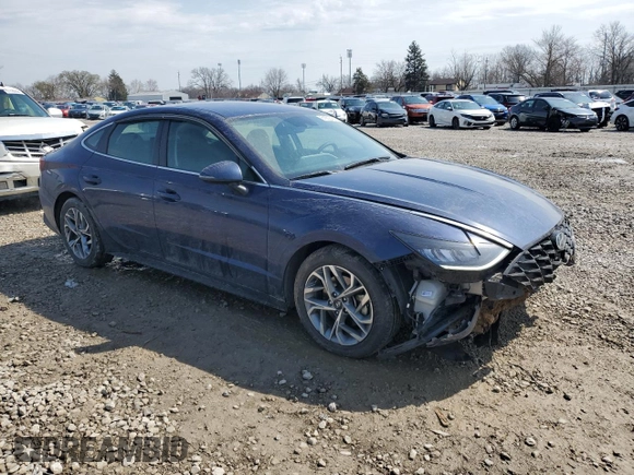 2020 Hyundai Sonata SEL z VIN 5NPEL4JA6LH054132, wystawiony jako Copart lot #51003435 z przebiegiem 71 417 mil mil oraz Szkody całkowita. Historia ofert i sprzedaży dostępna na DreamBid. Obrazek 4.