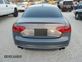 2014 Audi S5 Premium Plus with VIN WAUCGAFR7EA011581, listed as a Copart auction lot 75203614 with 0 mi miles and Salvage Title. Bid and sale history available at carsss.com. Image 6.