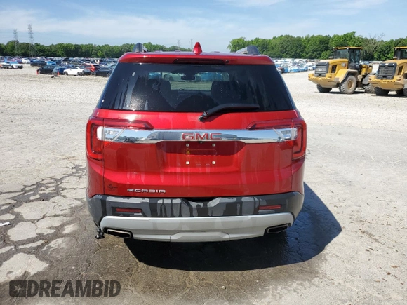 2022 GMC Acadia SLT with VIN 1GKKNML49NZ125361, listed as a Copart auction lot 57351185 with 36,140 mi miles and Salvage title. Bid and sale history available at DreamBid. Image 6.
