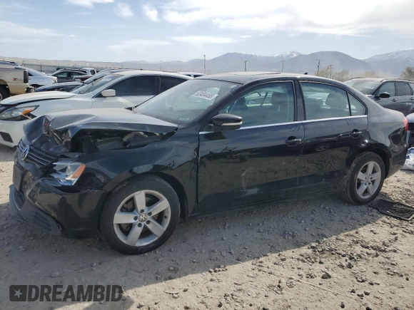 2013 Volkswagen Jetta TDI w/Premium с VIN 3VWLL7AJ9DM434549, выставлен на аукционе Copart как лот 52404455 с пробегом 91 233 миль миль и Списание • Salvage title. История ставок и продаж доступна на DreamBid. Изображение 1.