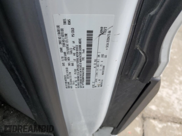2019 Ford Transit с VIN 1FTYE9ZM7KKA31302, выставлен на аукционе Copart как лот 79751234 с пробегом 92 972 миль миль и Списание • Salvage title. История ставок и продаж доступна на DreamBid. Изображение 13.