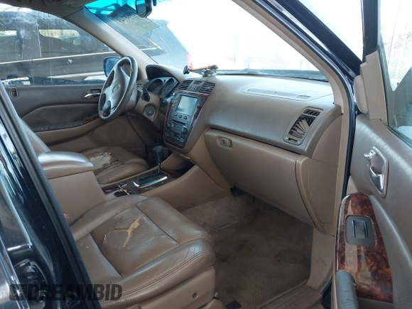 2001 Acura MDX with VIN 2HNYD18291H503259, listed as a IAAI auction lot 41968749 with 238,892 mi miles. Bid and sale history available at carsss.com. Image 5.