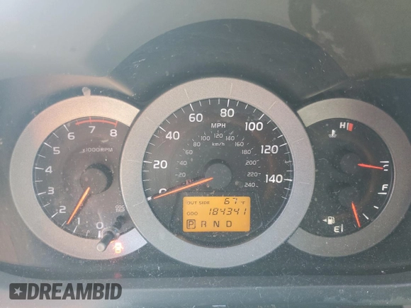 2007 Toyota RAV4 Limited with VIN JTMBK31V875032707, listed as a Copart auction lot 57705835 with 184,341 mi miles and Clean title. Bid and sale history available at DreamBid. Image 9.