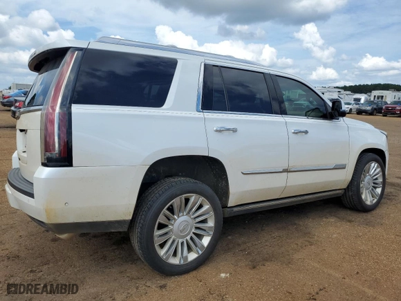 2018 Cadillac Escalade Platinum with VIN 1GYS3DKJ4JR141013, listed as a Copart auction lot 69894234 with 57,369 mi miles and Clean Title. Bid and sale history available at carsss.com. Image 3.