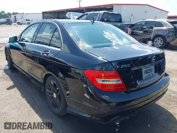 2014 Mercedes-Benz C 250 Sport with VIN WDDGF4HBXEA941294, listed as a IAAI auction lot 42432530 with Not provided miles and . Bid and sale history available at DreamBid. Image 3.