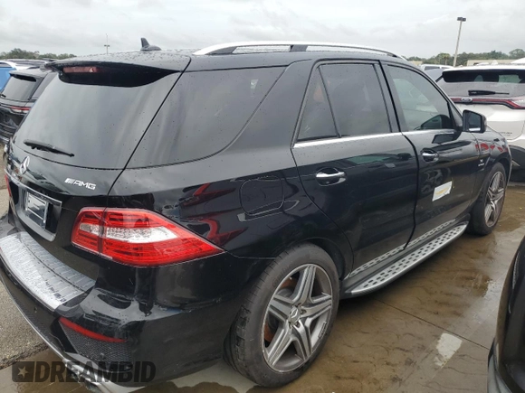 2015 Mercedes-Benz M 63 AMG with VIN 4JGDA7EB8FA468736, listed as a Copart auction lot 74569134 with Not Provided miles and Salvage Title. Bid and sale history available at carsss.com. Image 3.