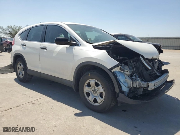 2015 Honda CR-V LX with VIN 5J6RM3H33FL007134, listed as a Copart auction lot 50582555 with 166,480 mi miles and Salvage Title. Bid and sale history available at carsss.com. Image 4.