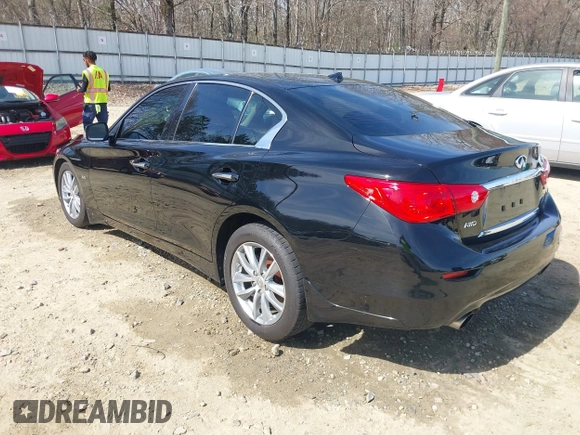 2016 Infiniti Q50 3.0t Premium with VIN JN1EV7AR4GM345731, listed as a IAAI auction lot 41836075 with 88,682 mi miles. Bid and sale history available at carsss.com. Image 3.