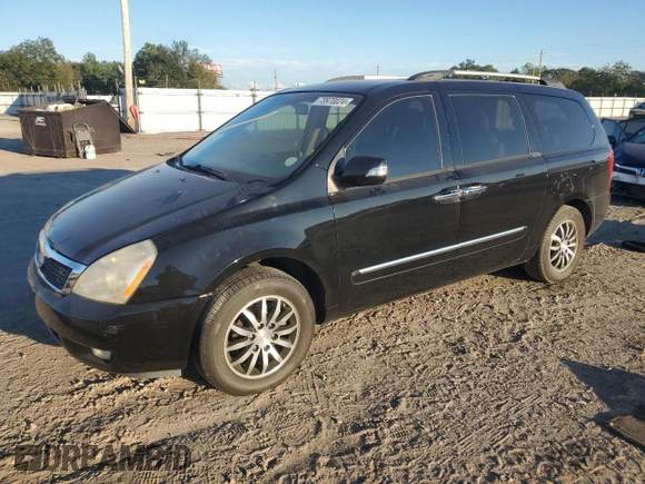 2012 Kia Sedona EX with VIN KNDMH4C76C6440137, listed as a Copart auction lot 73970024 with 250,614 mi miles and Clean Title. Bid and sale history available at carsss.com. Image 1.