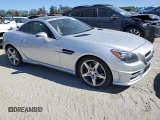 2014 Mercedes-Benz SLK-Class SLK 250 with VIN WDDPK4HA9EF081152, listed as a Copart auction lot 76675814 with 55,902 mi miles and Salvage Title. Bid and sale history available at carsss.com. Image 4.