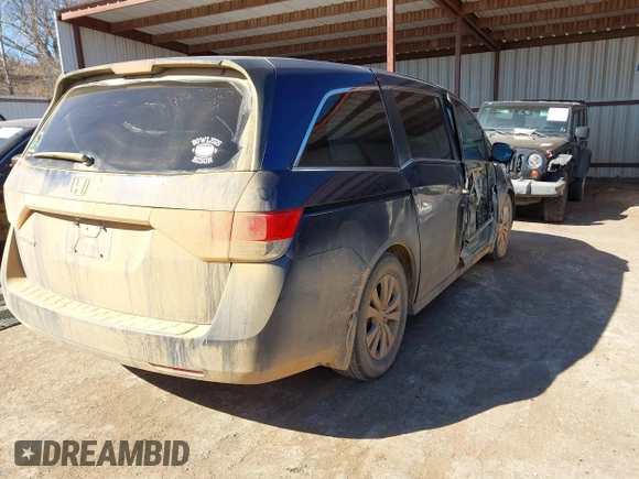 2014 Honda Odyssey EX with VIN 5FNRL5H43EB115025, listed as a IAAI auction lot 41685249 with 236,876 mi miles and . Bid and sale history available at carsss.com. Image 4.