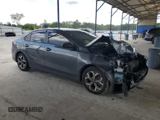 2019 Kia Forte LXS with VIN 3KPF24AD1KE020166, listed as a Copart auction lot 61613545 with 91,470 mi miles and Salvage title. Bid and sale history available at DreamBid. Image 4.